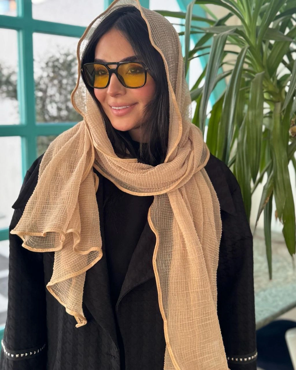 شال دورگاند رنگارنگ